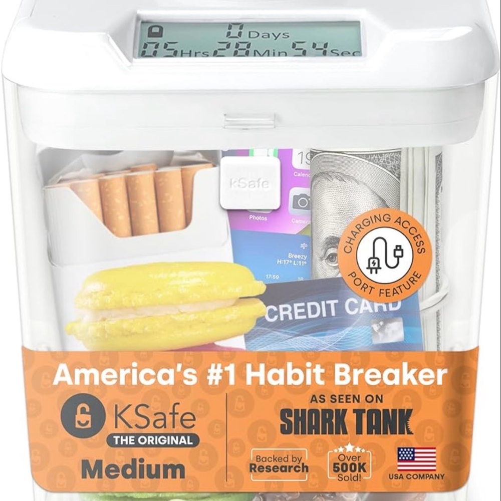 KSafe Time Locking Container - White - Picture 5 of 8